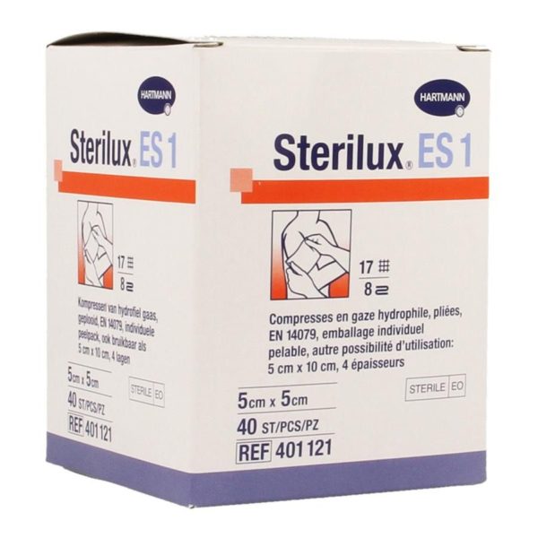 STERILUX ES1-5x5cm 8l.st.     40x1 p/s