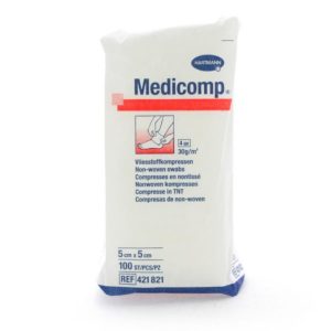 MEDICOMP 5x5cm   4l. nst.     100 p/s