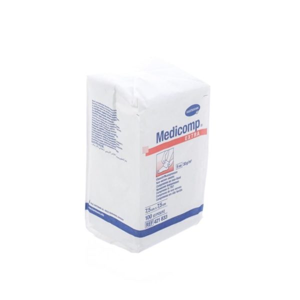 MEDICOMP 7,5x7,5cm  6l. nst.  100 p/s
