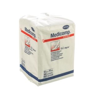 MEDICOMP 10x10cm   6l. nst.   100 p/s