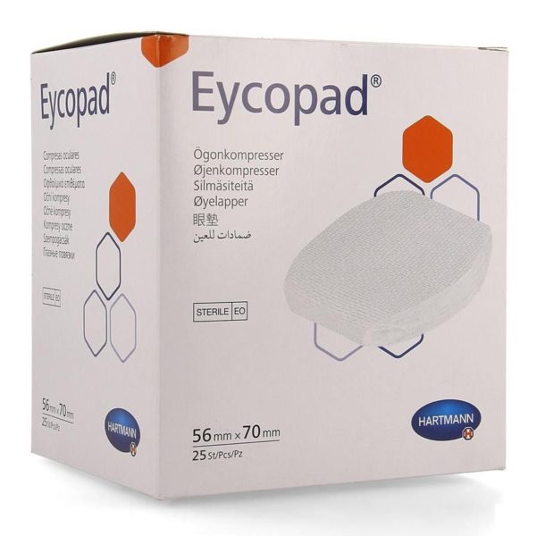 EYCOPAD  56x70mm st.          25 p/s