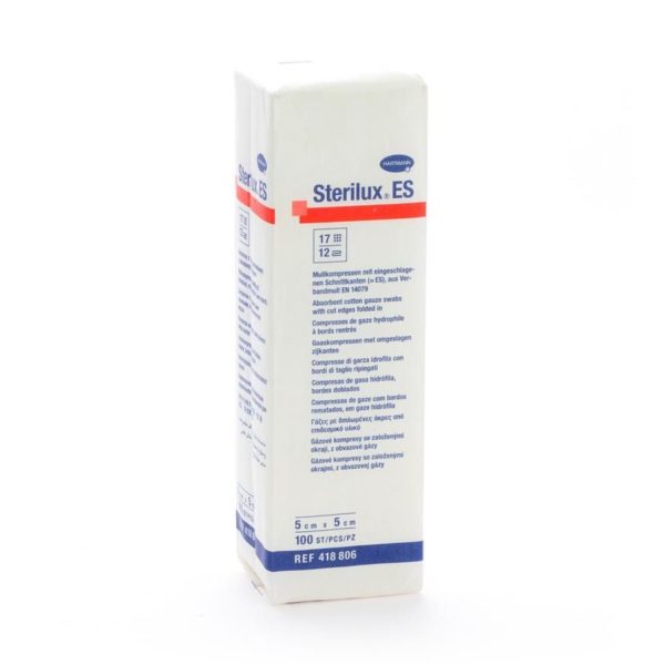 STERILUX ES 5x5cm 12l.nst.    100 p/s