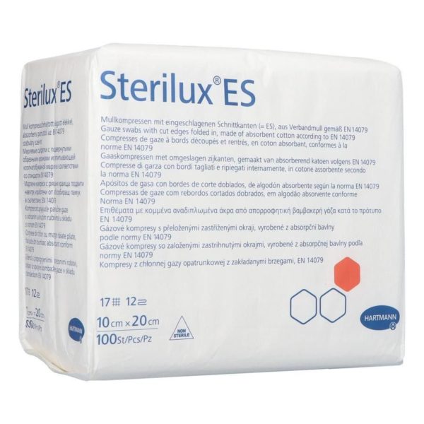 STERILUX ES 10x20cm 12l.nst.  100 p/s