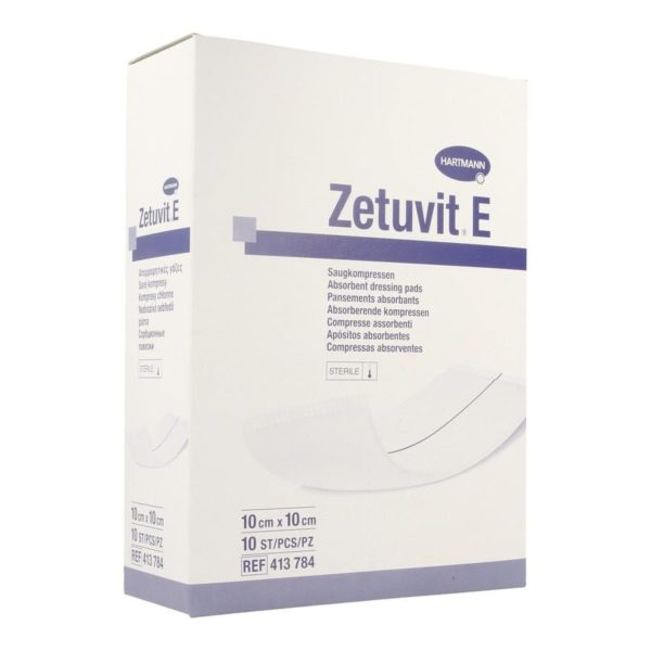 ZETUVIT E 10x10cm st.         10 p/s