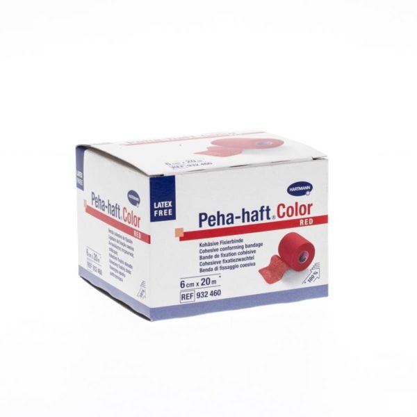 PEHA-HAFT rood LF 6cmx20m     1 p/s