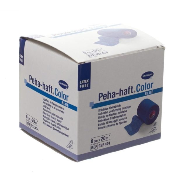 PEHA-HAFT blauw LF 8cmx20m    1 p/s
