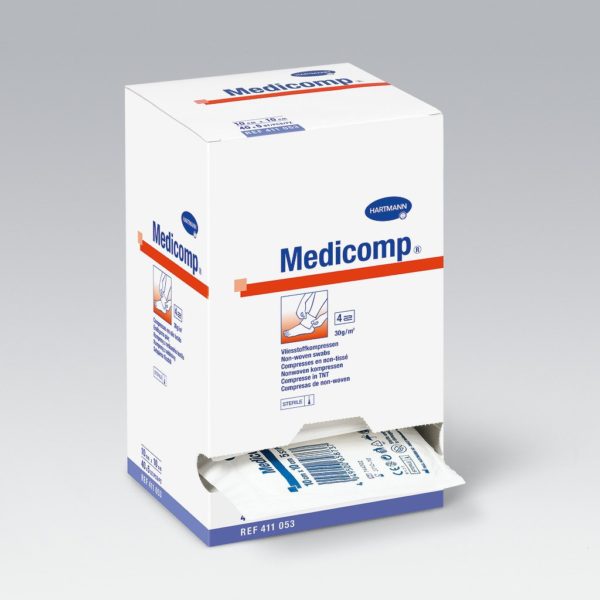 MEDICOMP 7,5x7,5cm 4l. st.    40x5 p/s