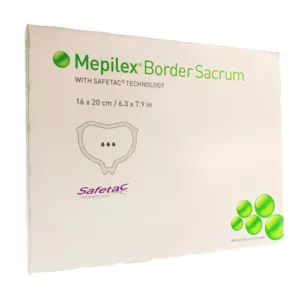 Mepilex Border Sacrum Protect – Schuimverband voor sacrale wonden – 16cm x 20cm - 5 stuks
