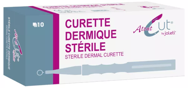 Dermatologische Curette - steriel - 2mm diameter