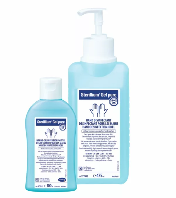 Sterillium Gel pure, 475 ml w.pump BE/EN