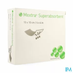 Mextra Superabsorbent Nf 10,0x10,0cm 10 610700
