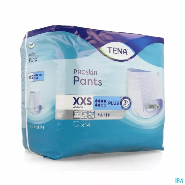 Tena Proskin Pants Plus Xxs 14