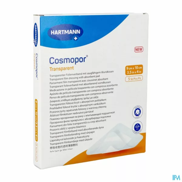 COSMOPOR TRANSPARENT  9x10 cm 5 p/s
