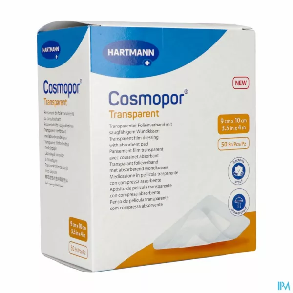COSMOPOR TRANSPARENT  9x10 cm 50 p/s