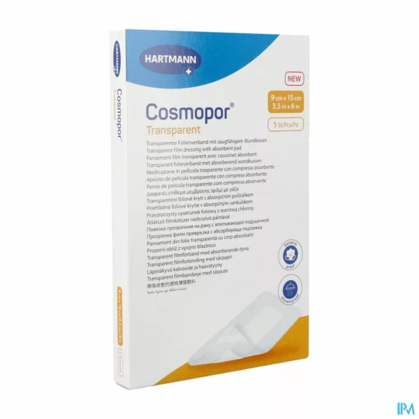 COSMOPOR TRANSPARENT  9x15 cm 5 p/s