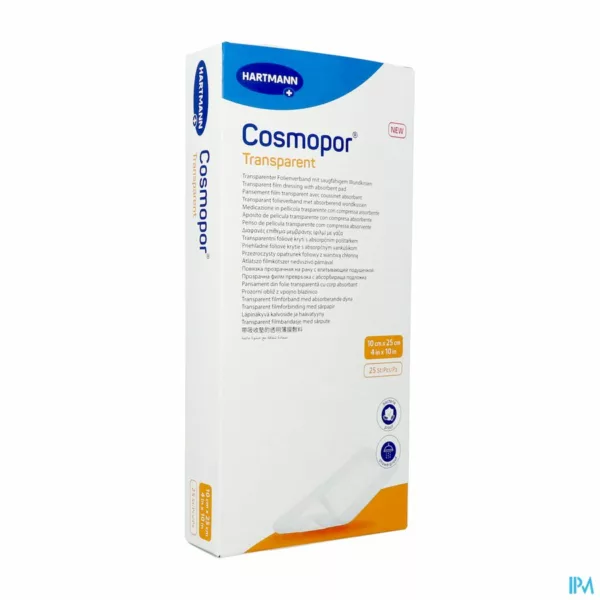 COSMOPOR TRANSPARENT 10x25 cm 25 p/s