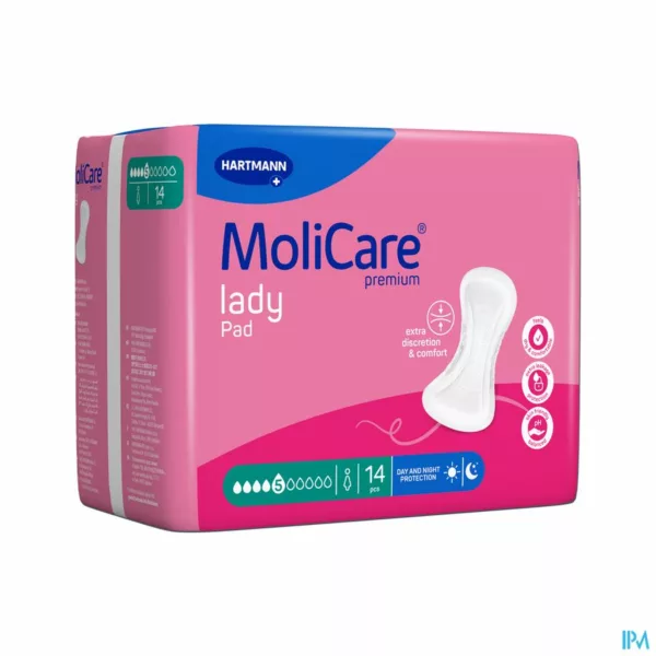 Molicare Premium lady pad 5 drops  14 p/s