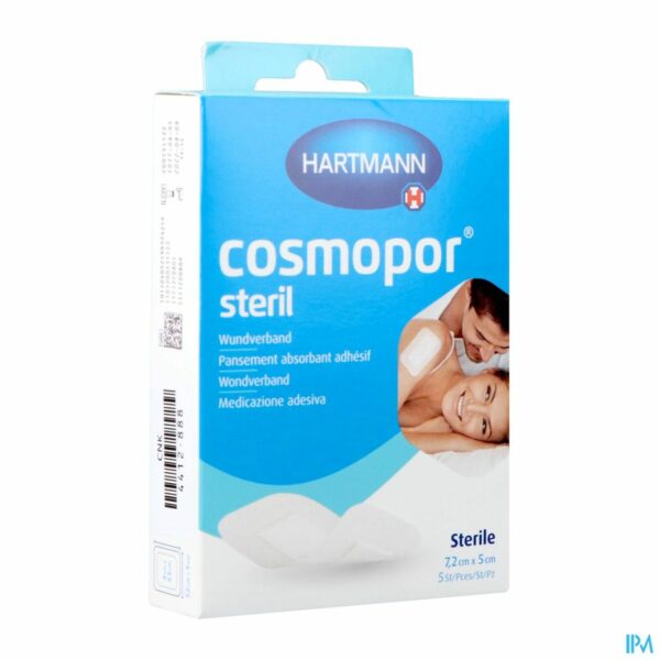 COSMOPOR STERIEL SELFCARE 7,2X5CM 5 p/s