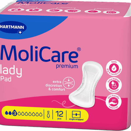 MoliCare Premium lady Pad 3D  12 p/s