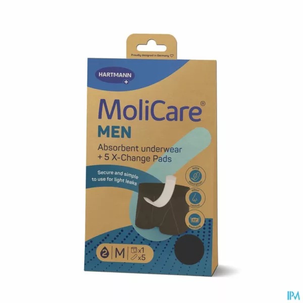 Molicare absorberend ondergoed MEN M       1p/s+5p/s