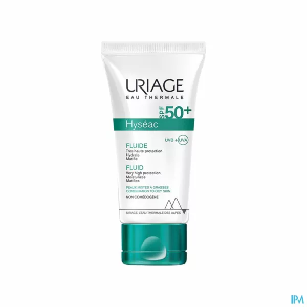 Uriage Hyseac Fluide Sol Ip50 Gem.h-vh Tube 50ml