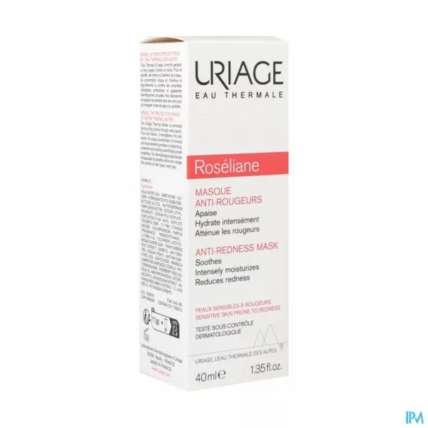 Uriage Roseliane Masker Verzachtend Tube 40ml