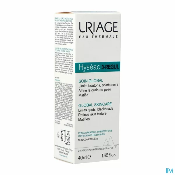 Uriage Hyseac 3-regul Globale Verzorging Cr 40ml