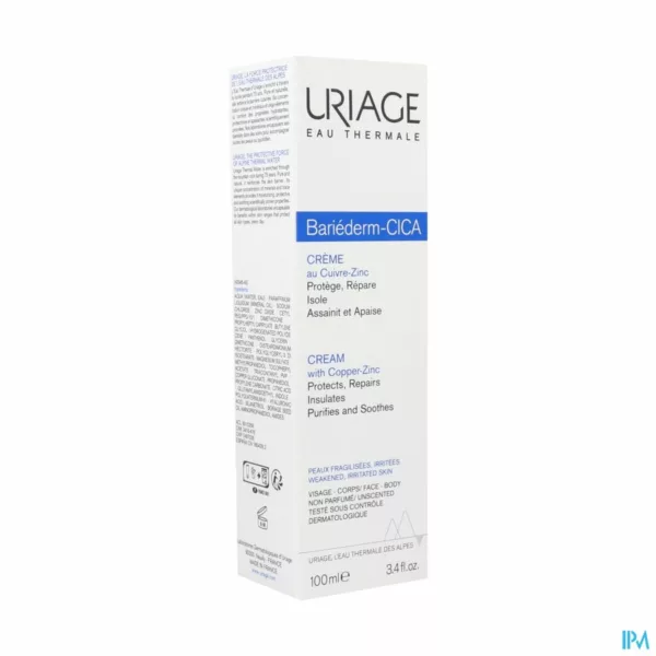 Uriage Bariederm Cica Creme Herstellend 100ml