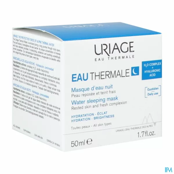 Uriage Eau Thermale Masker Water Nacht 50ml